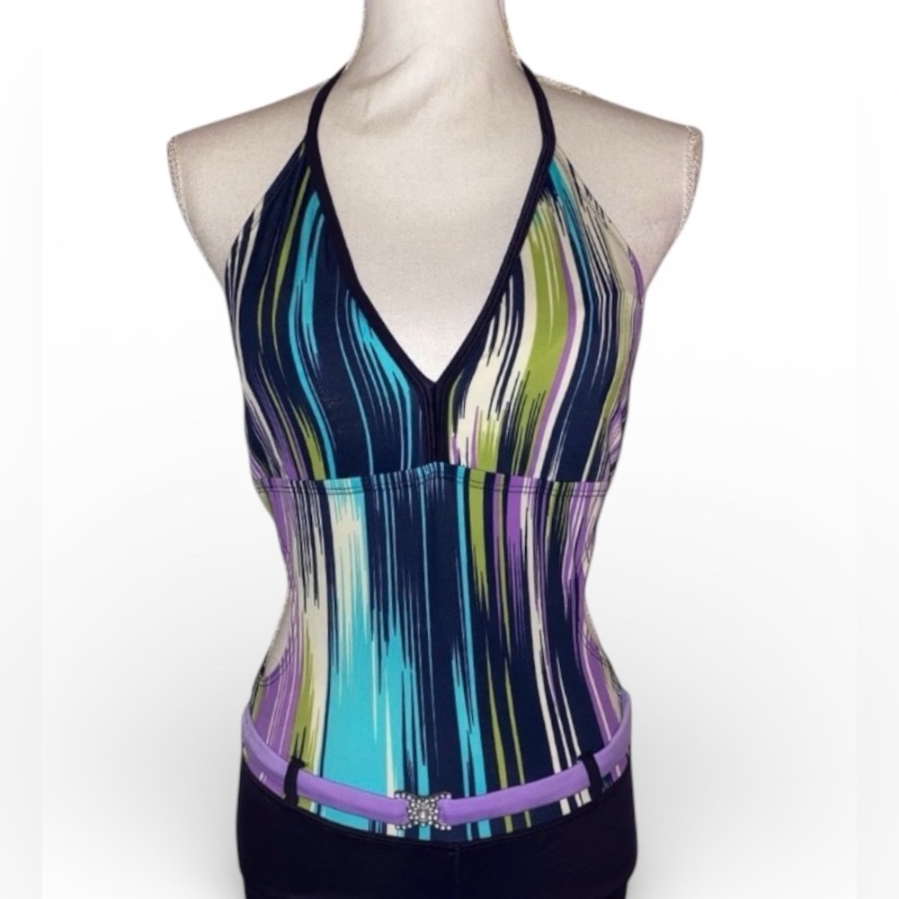 ESBRA ACAPULCO Unitalla Vintage Swimsuit BluE Multi Color SIZE Small